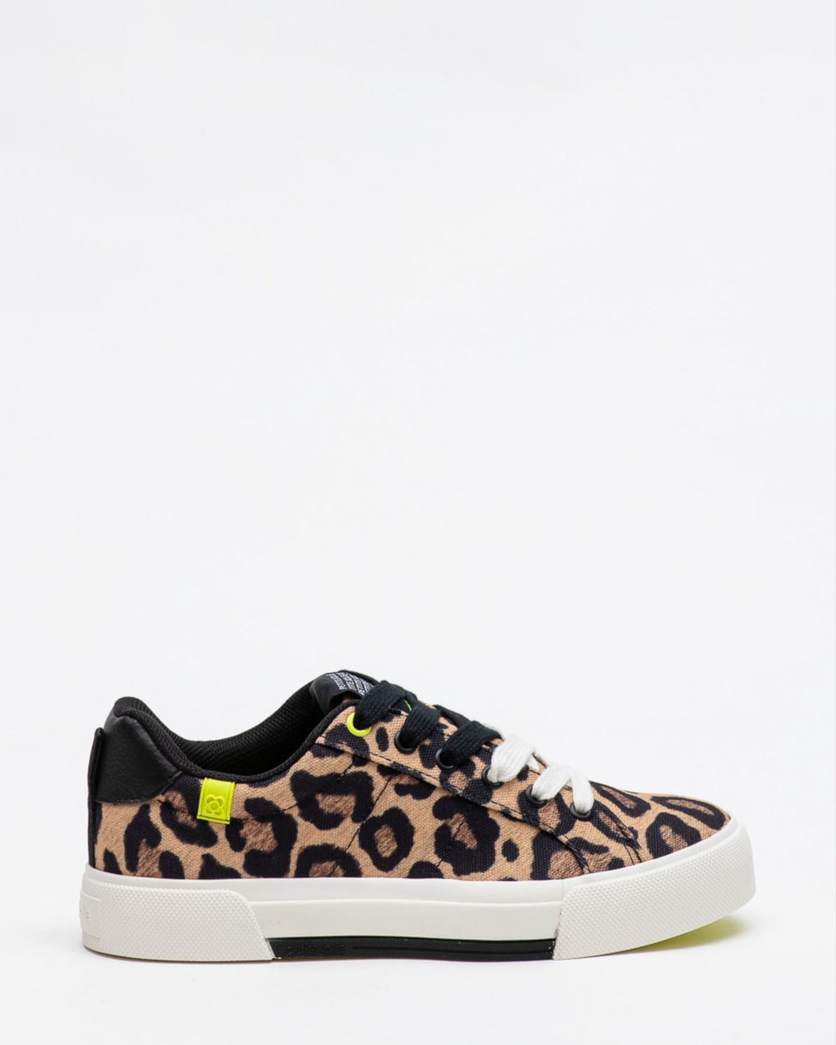 Tênis Petite Jolie Pump Onça/Sola Limão PJ7535