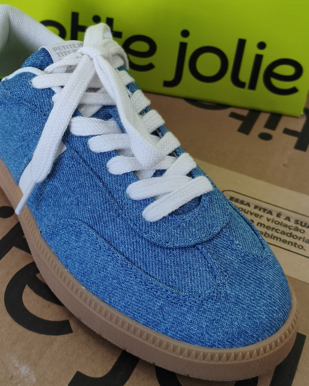Tênis Petite Jolie Jeans Blue