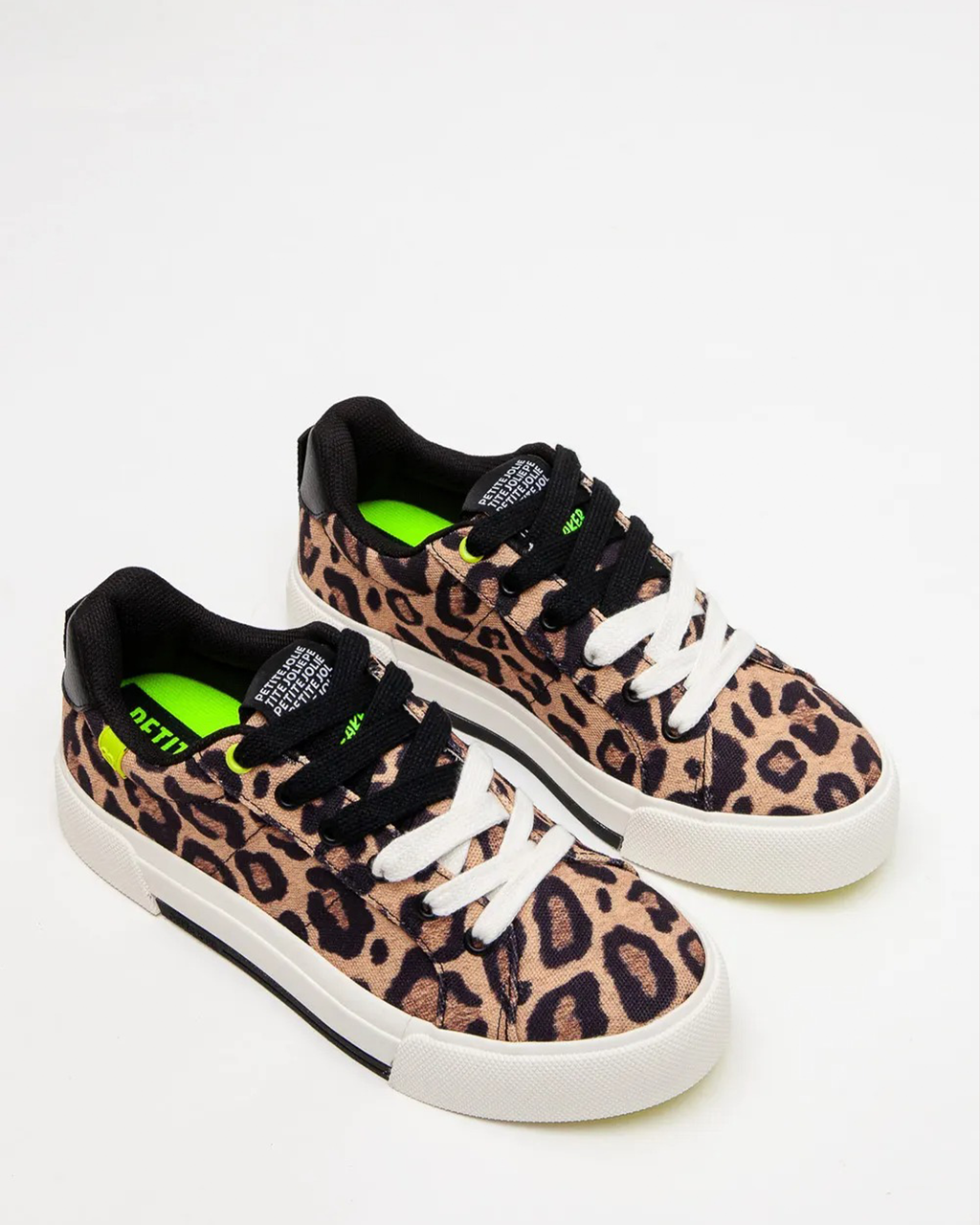 Tênis Petite Jolie Pump Onça/Sola Limão PJ7535