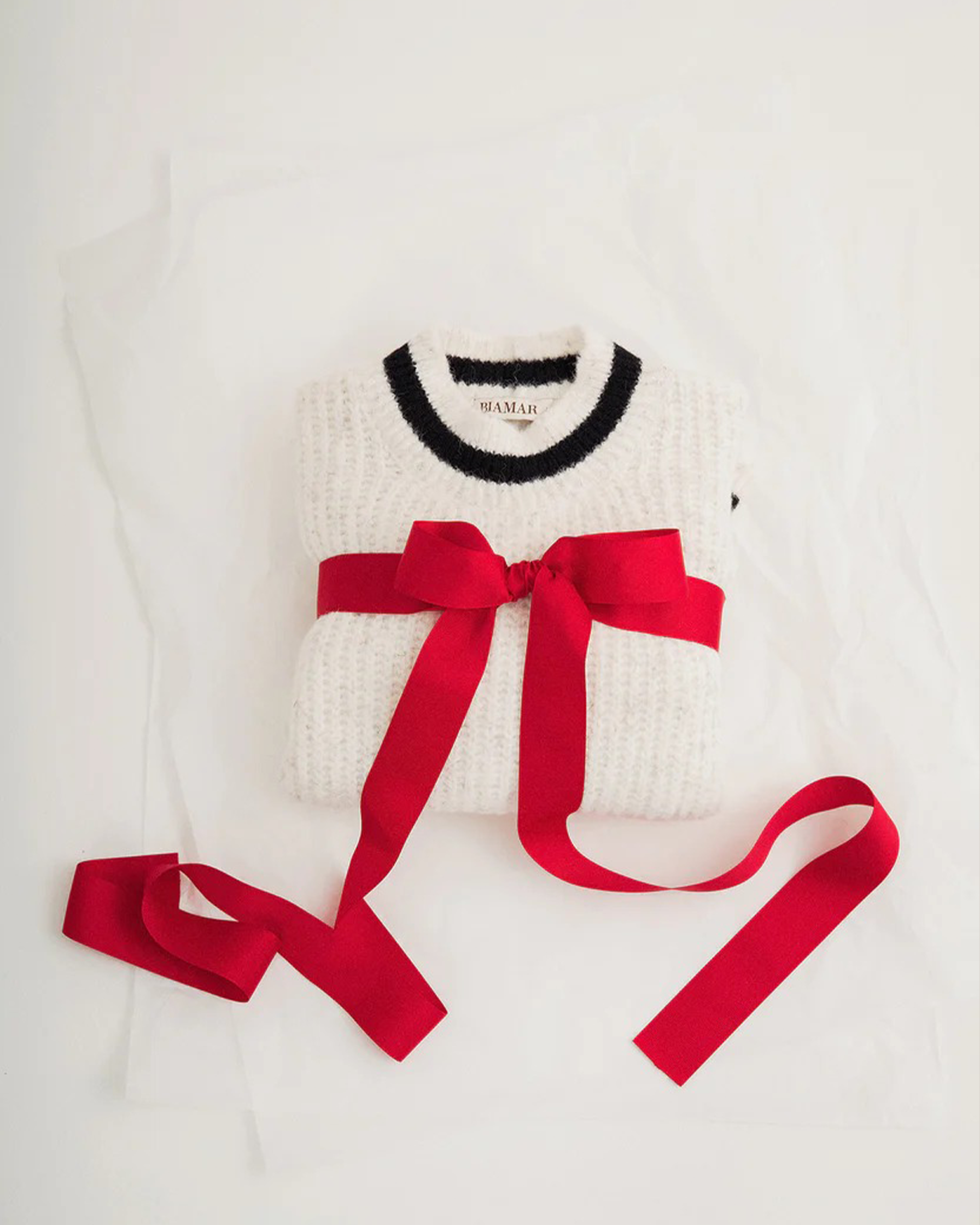Blusa canelada com detalhes em listras Biamar 12525