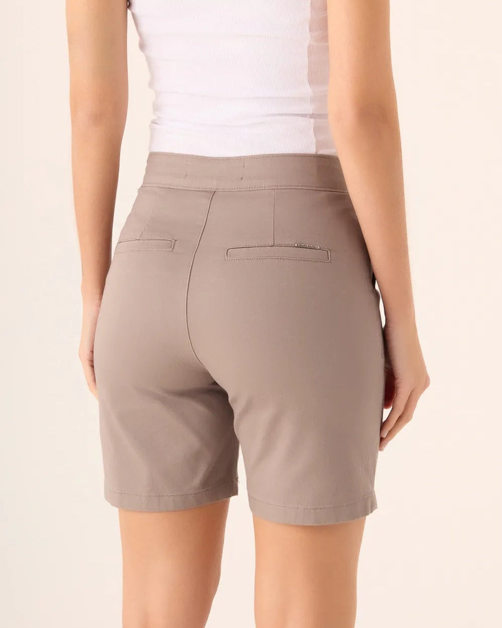 Bermuda Jeans com Botões na Cintura 405802