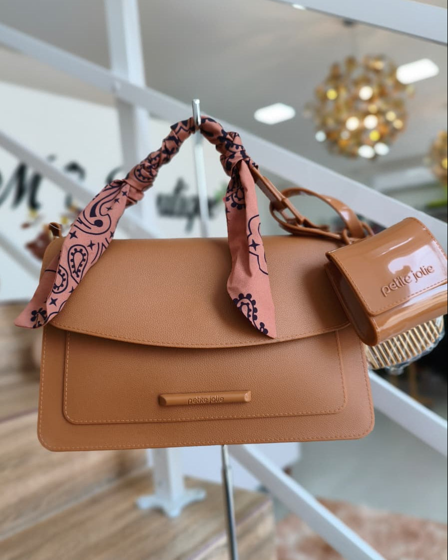 Bolsa Petite Jolie May Caramelo PJ11410