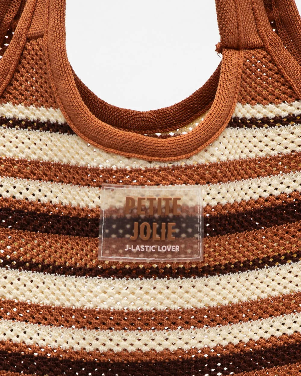 Bolsa Petite Jolie Maiorca Crochê Doce De Leite PJ11380