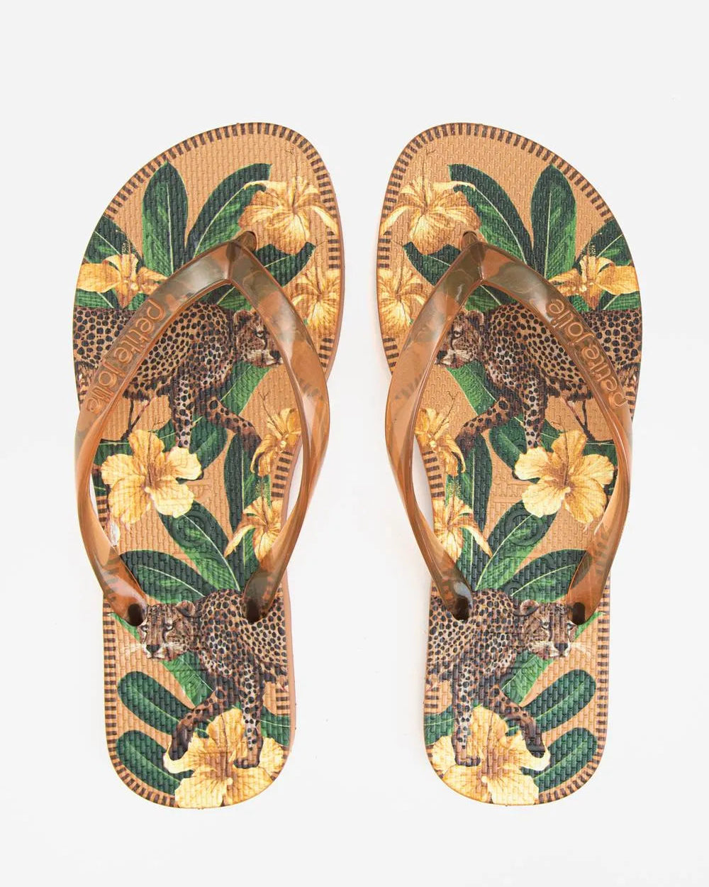 Chinelo Petite Jolie Fresh Doce Leite/Savana 8 PJ6969