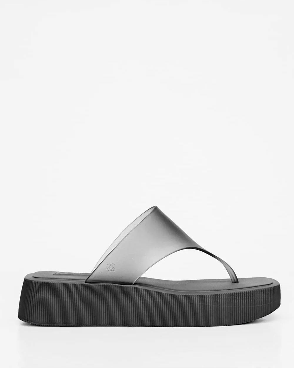 Chinelo Petite Jolie Key Preto Translúcido PJ7674