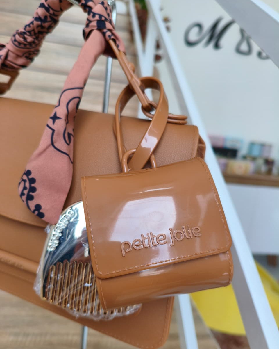 Bolsa Petite Jolie May Caramelo PJ11410