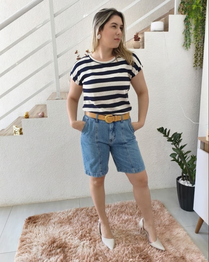 Bermuda jeans + cinto Bana Bana 405877