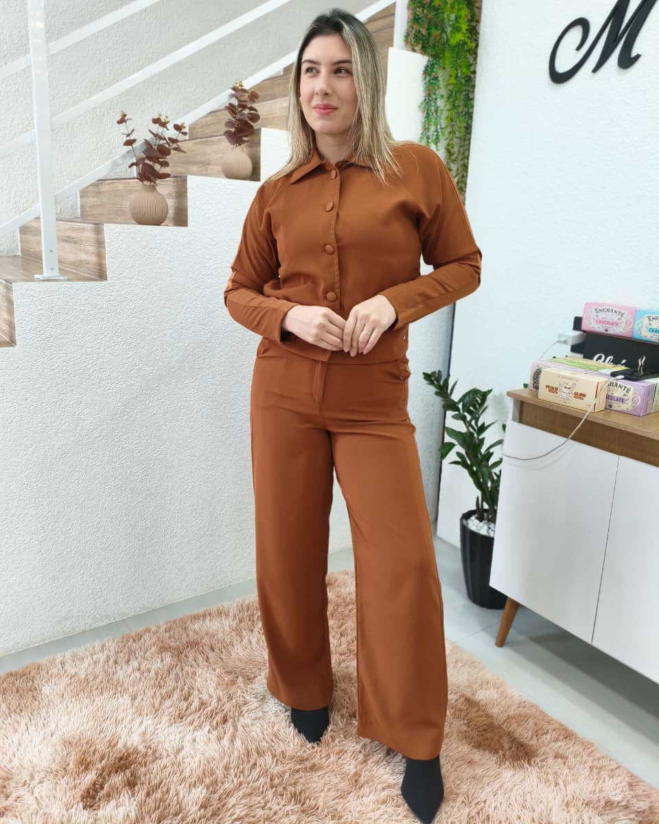 Conjunto Biamar Casaco 12281 e Calça 12280