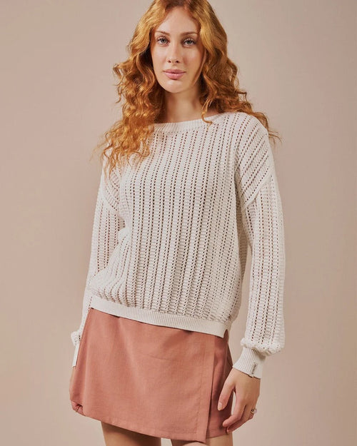 Blusa em ponto vazado Biamar 12554