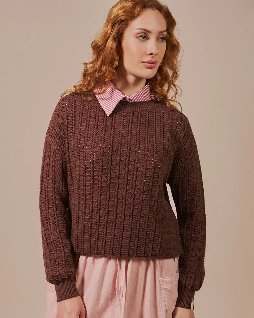 Blusa em ponto vazado Biamar 12554