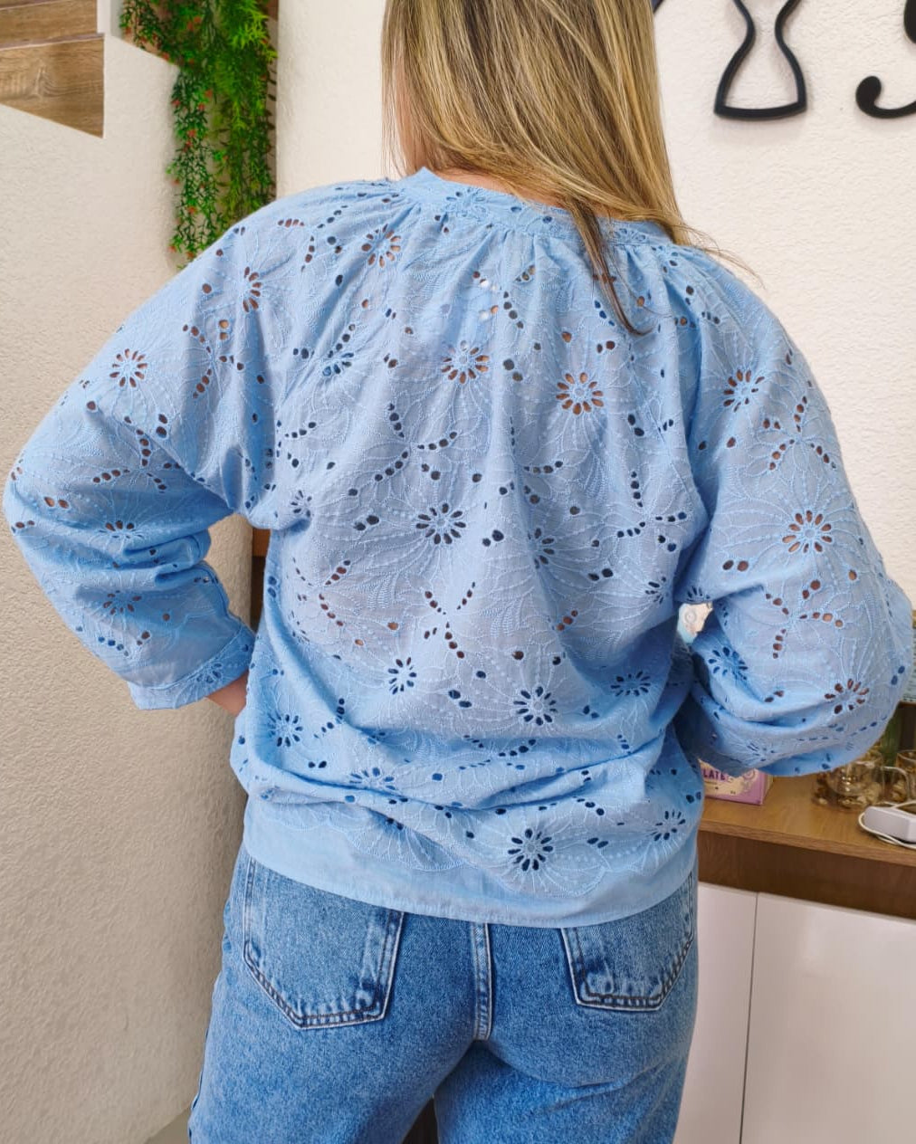 Blusa em laise Biamar 12305