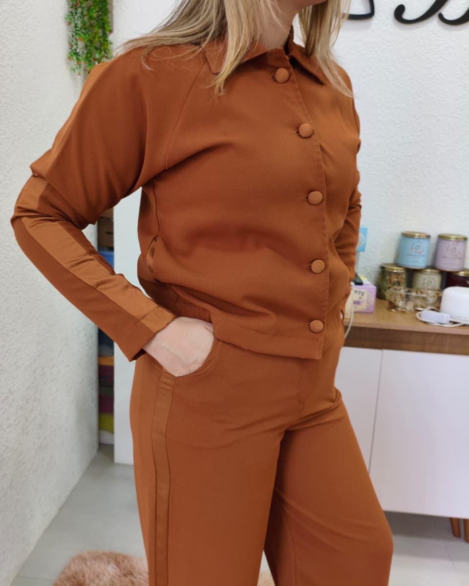 Conjunto Biamar Casaco 12281 e Calça 12280