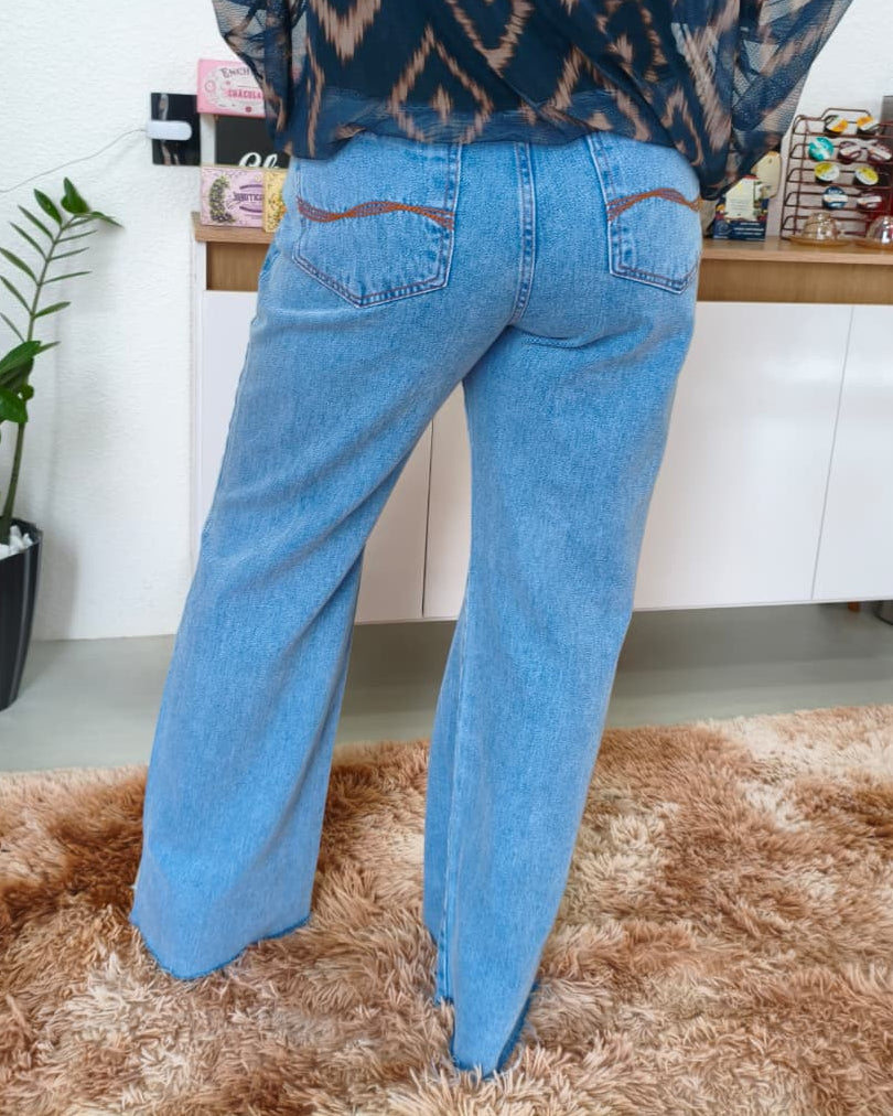 Calça Wide Leg 404910 Bana Bana