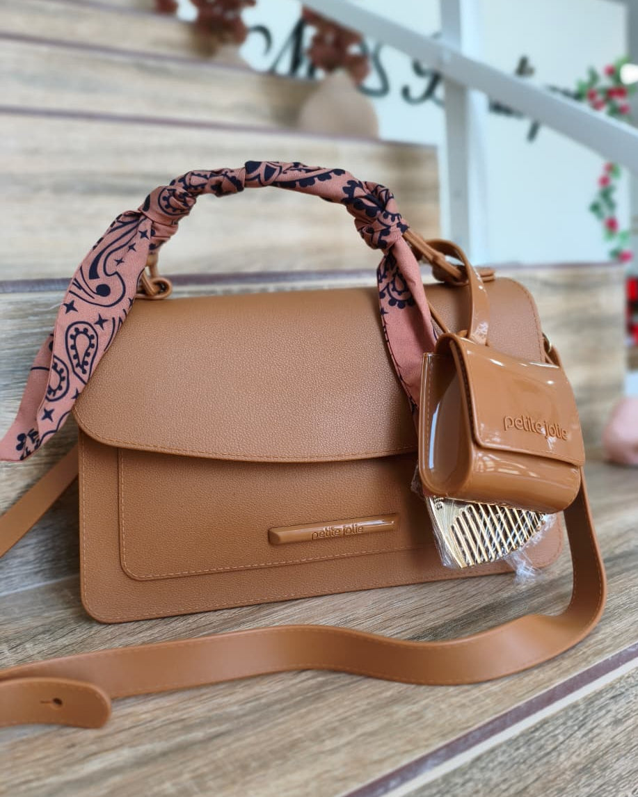 Bolsa Petite Jolie May Caramelo PJ11410