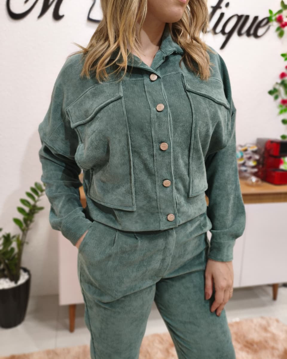Conjunto veludo cotelê Biamar 11583