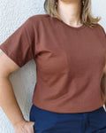 T-shirt gola redonda lisa