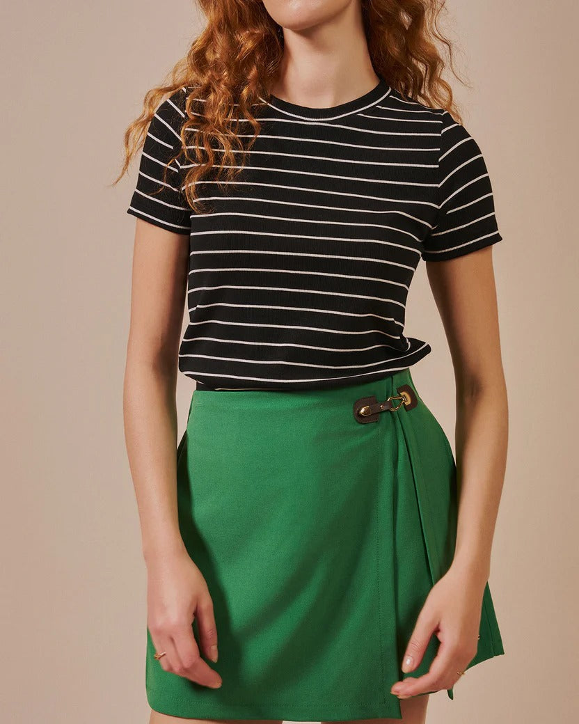 Blusa com padronagem listrada Biamar 12294
